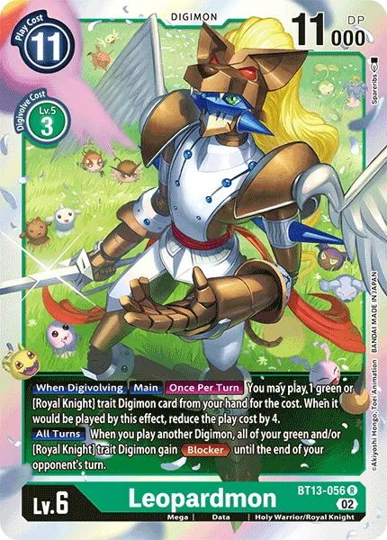 Leopardmon (BT13-056) card