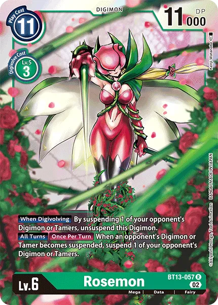 Rosemon (BT13-057) card