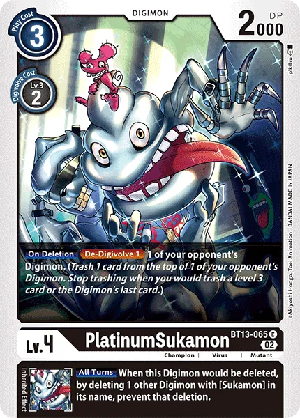 PlatinumSukamon (BT13-065) card