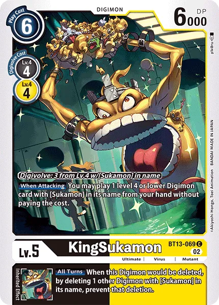 KingSukamon (BT13-069) card