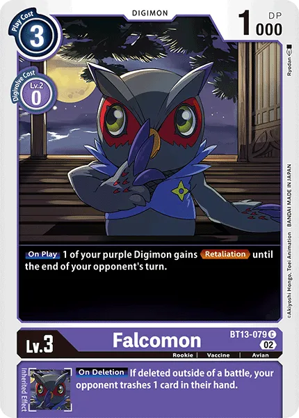 Falcomon (BT13-079) card