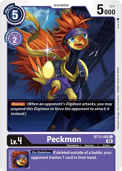 Peckmon (BT13-082) card
