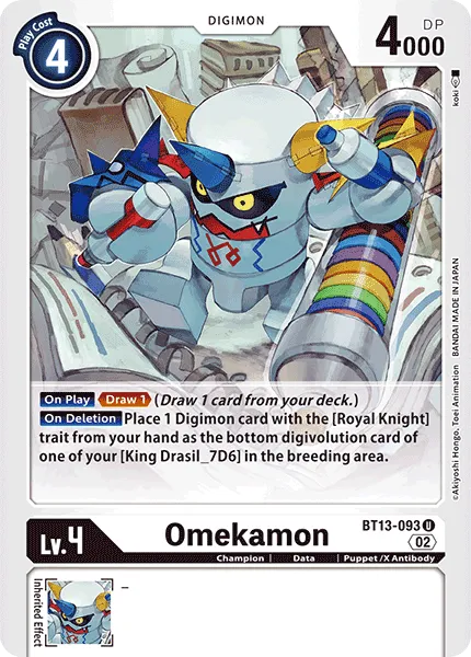 Omekamon (BT13-093) card