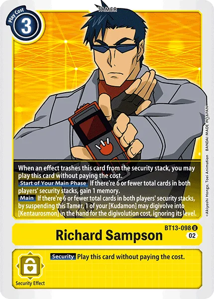 Richard Sampson (BT13-098) card