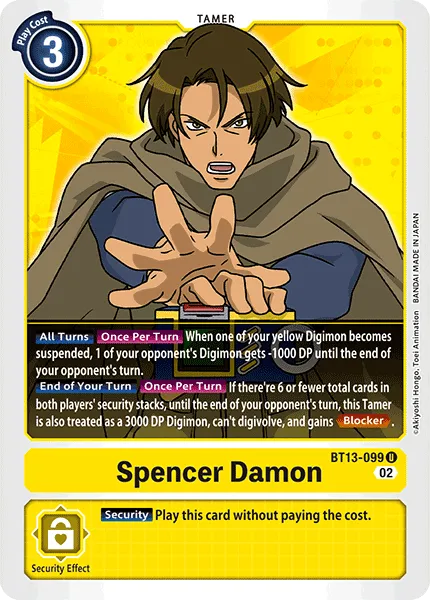 Spencer Damon (BT13-099) card