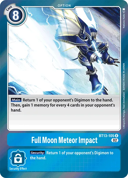 Full Moon Meteor Impact (BT13-105) card