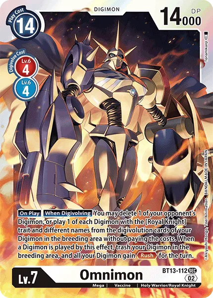 Omnimon (BT13-112) card