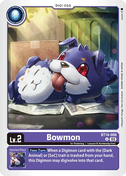 Bowmon (BT14-006) card
