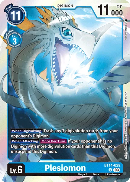 Plesiomon (BT14-029) card
