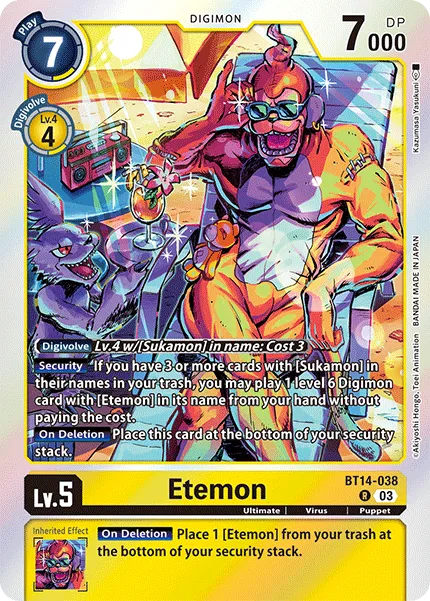 Etemon (BT14-038) card