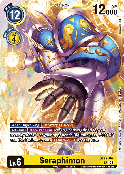 Seraphimon (BT14-041) card
