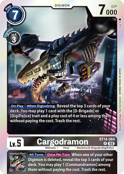 Cargodramon (BT14-064) card