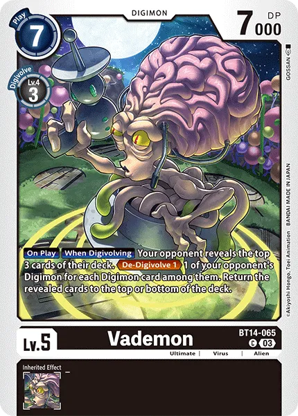 Vademon (BT14-065) card