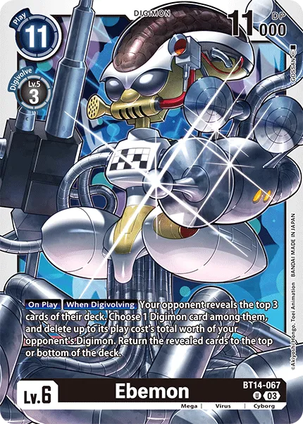 Ebemon (BT14-067) card