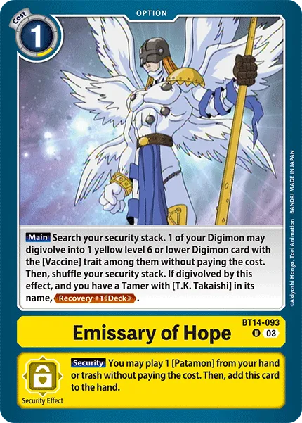 Emissary of Hope (BT14-093) card