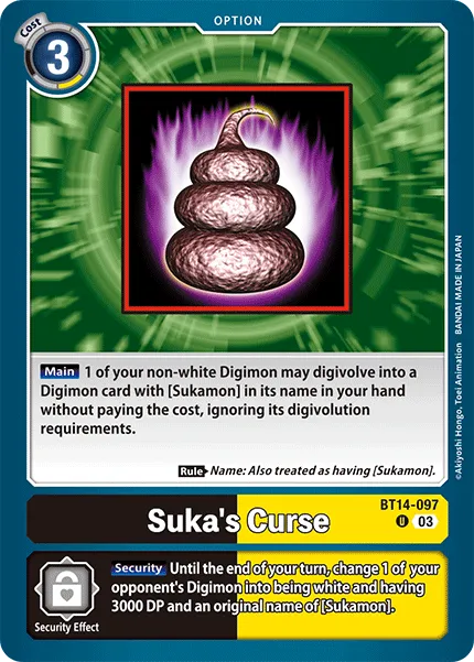 Suka's Curse (BT14-097) card