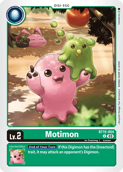 Motimon (BT15-004) card