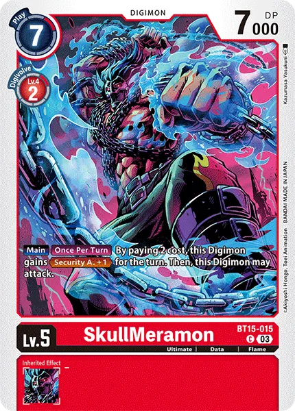 SkullMeramon (BT15-015) card