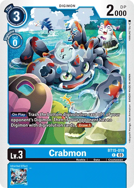 Crabmon (BT15-019) card