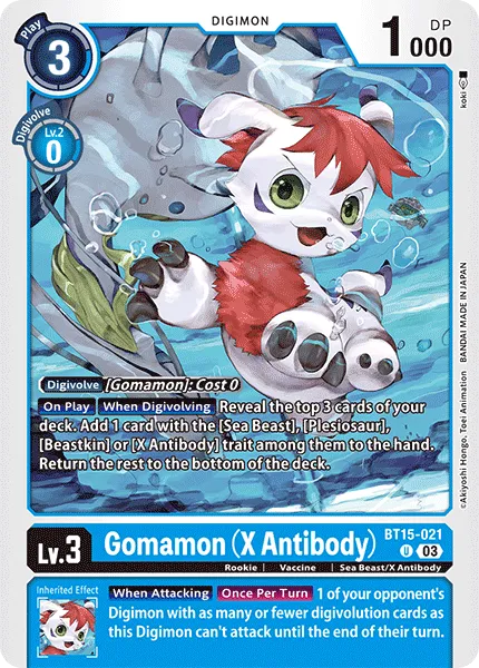 Gomamon (X Antibody) (BT15-021) card
