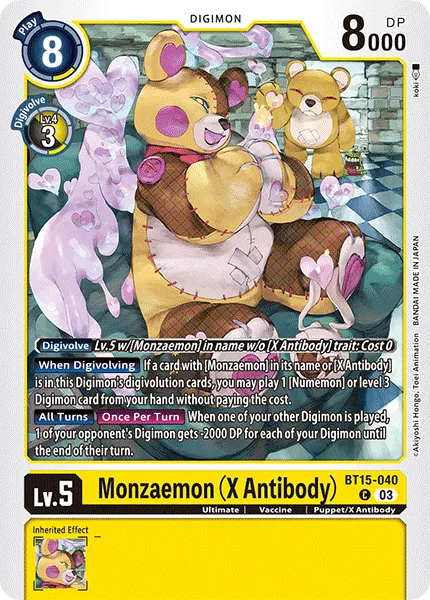 Monzaemon (X Antibody) (BT15-040) card