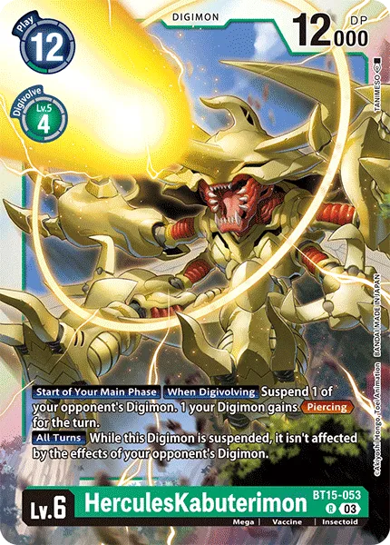 HerculesKabuterimon (BT15-053) card