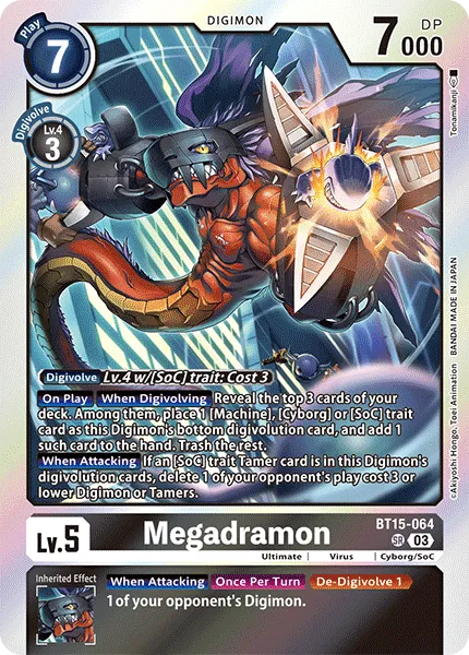 Megadramon (BT15-064) card