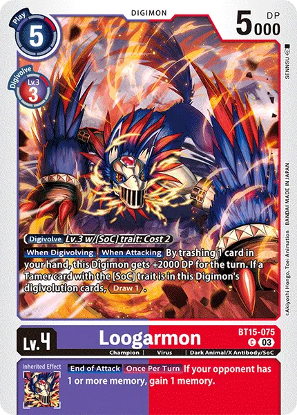 Loogarmon (BT15-075) card