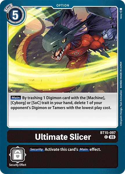 Ultimate Slicer (BT15-097) card