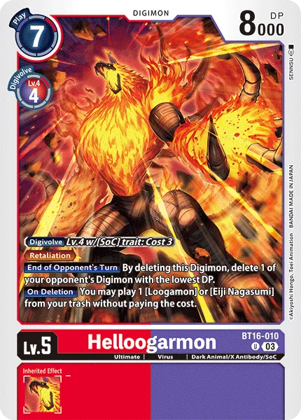 Helloogarmon (BT16-010) card