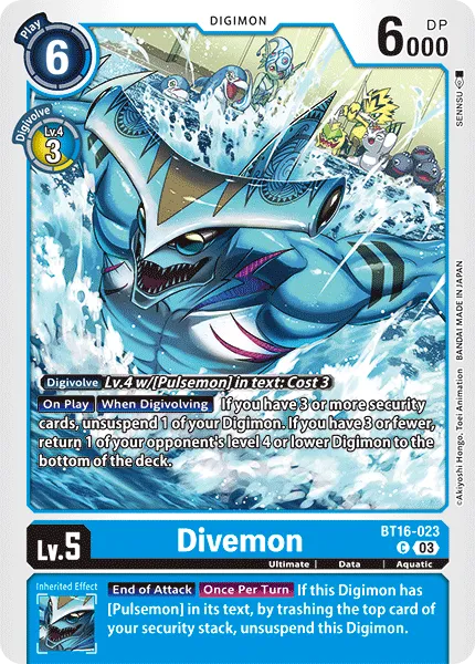 Divemon (BT16-023) card