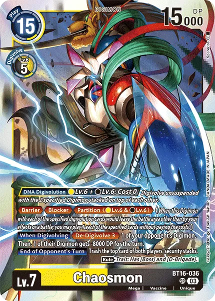 Chaosmon (BT16-036) card