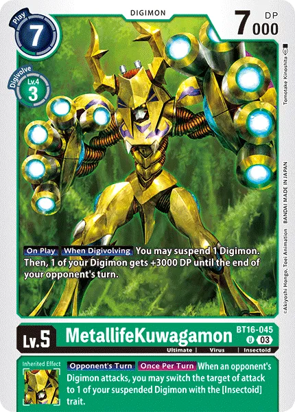 MetallifeKuwagamon (BT16-045) card
