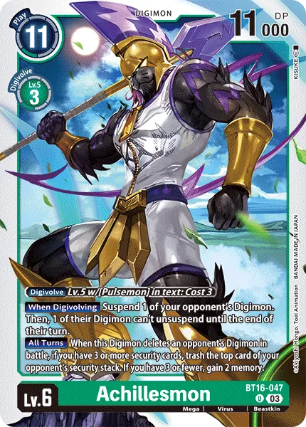 Achillesmon (BT16-047) card