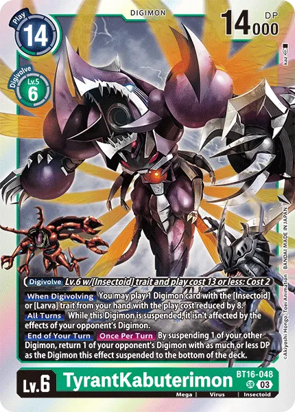 TyrantKabuterimon (BT16-048) card