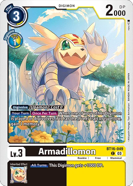 Armadillomon (BT16-049) card