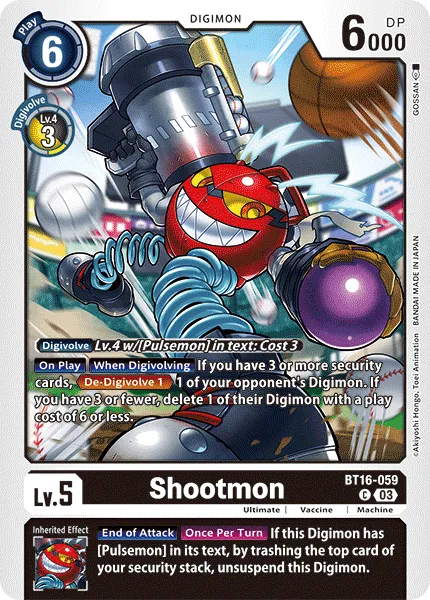 Shootmon (BT16-059) card