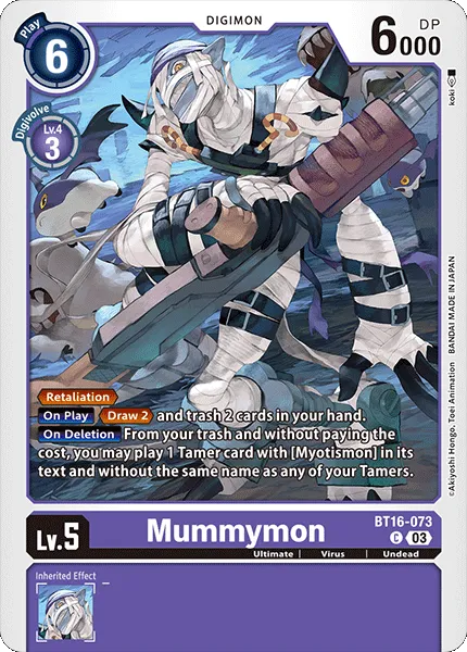 Mummymon (BT16-073) card