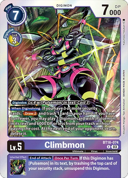 Climbmon (BT16-074) card