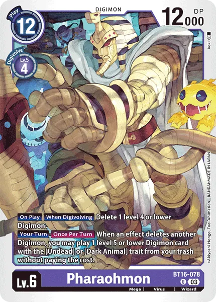Pharaohmon (BT16-078) card