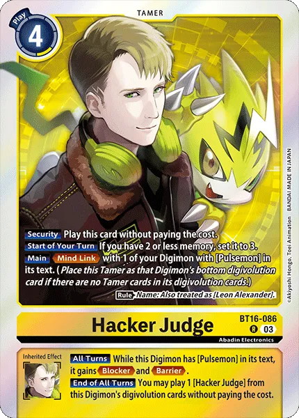 Hacker Judge (BT16-086) card