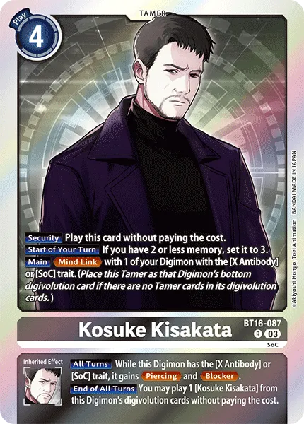 Kosuke Kisakata (BT16-087) card