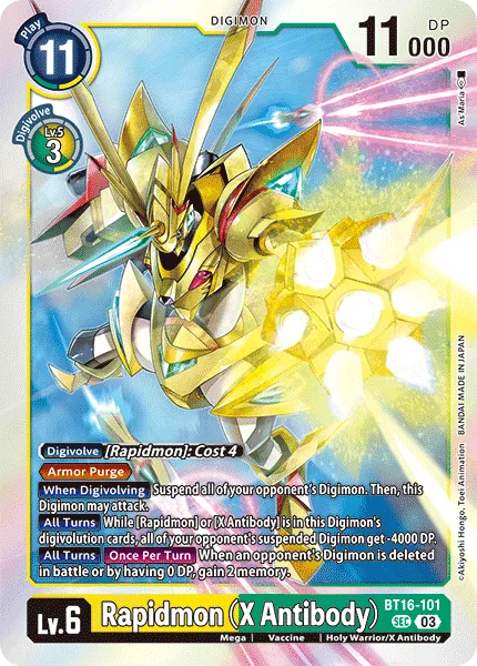 Rapidmon (X Antibody) (BT16-101) card
