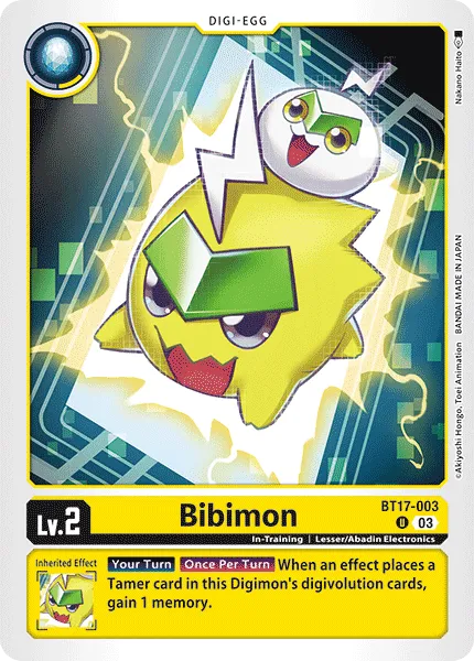 Bibimon (BT17-003) card