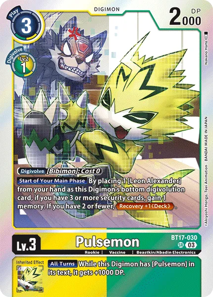 Pulsemon (BT17-030) card