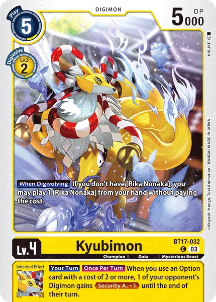 Kyubimon (BT17-032) card