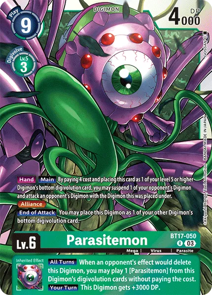 Parasitemon (BT17-050) card