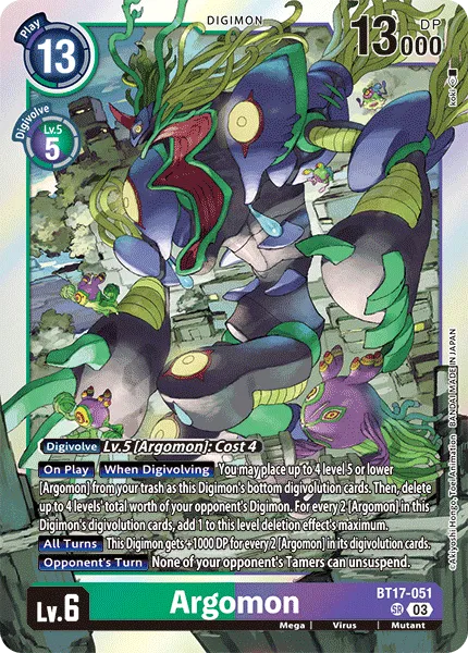 Argomon (BT17-051) card