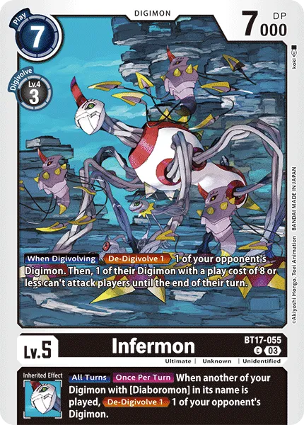 Infermon (BT17-055) card