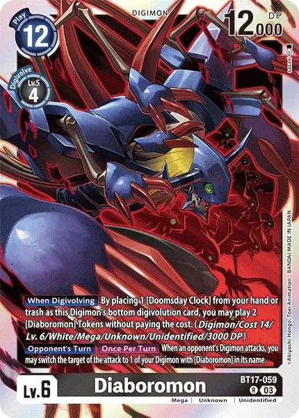 Diaboromon (BT17-059) card